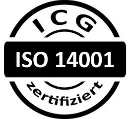 ISO 14001_schwarz-weiß ICG ISO 14001 ICG