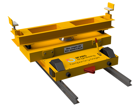 TP2 Werkstattdrehgestell Rückseite